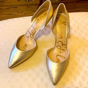 Sam Edelman Telsa champagne heels brand new never worn